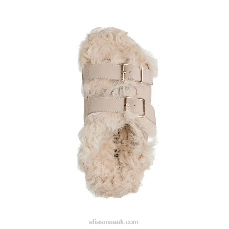 Alias Mae Patti Cream/Natural Shearling/Leather 0J8N155