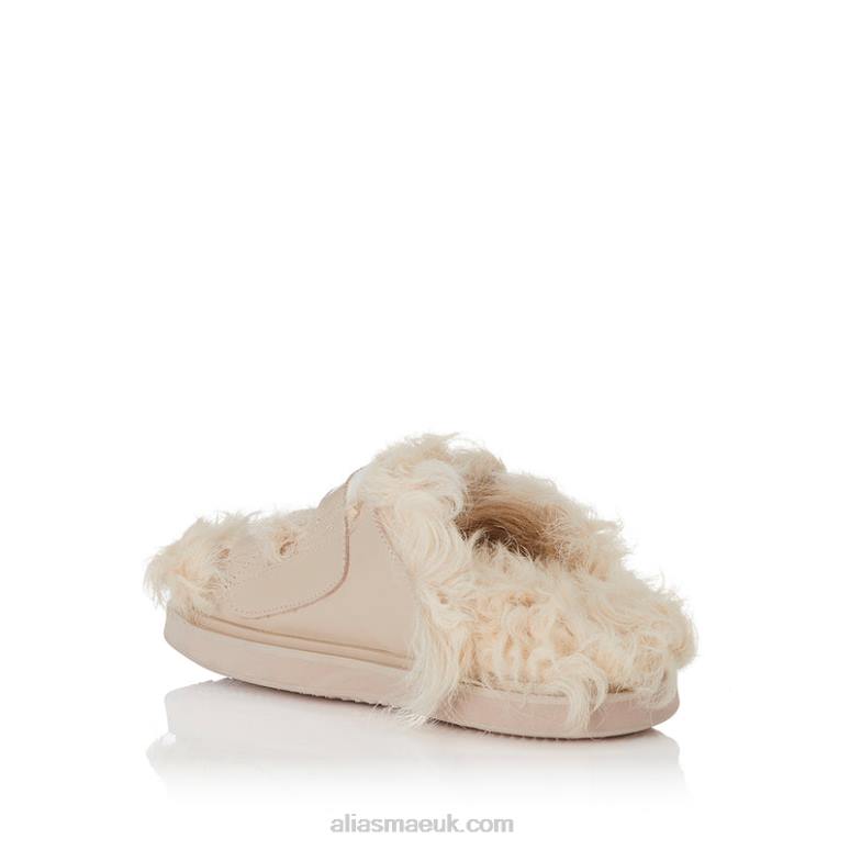 Alias Mae Patti Cream/Natural Shearling/Leather 0J8N155